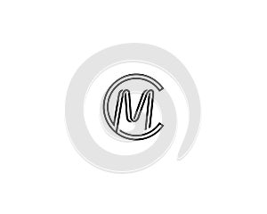 CM And MC Letters Monogram Initials Logo Design