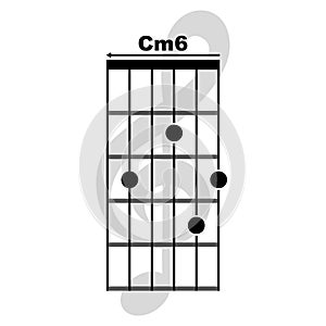 Cm6 guitar chord icon