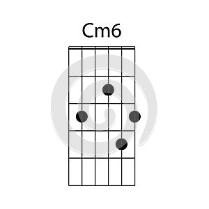 Cm6 guitar chord icon