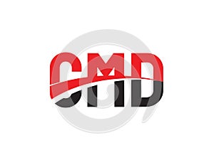CMD Letter Initial Logo Design Vector Illustration