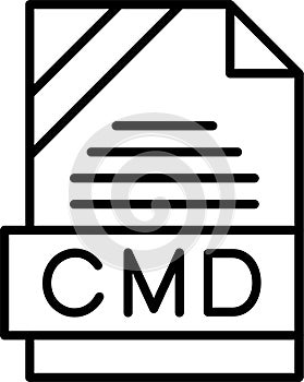 CMD Outline Vector Icon