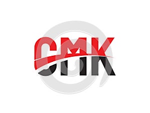 CMK Letter Initial Logo Design Vector Illustration photo