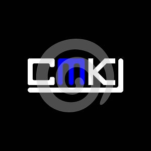 CMK letter logo creative design with vector graphic, CMK photo