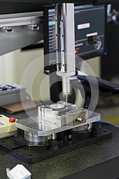 CMM measuring prob with 3 axis inspection.