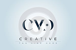 CMO abstract letter logo