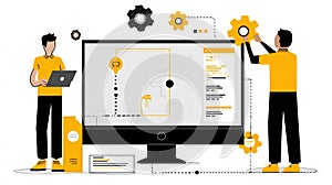 Cms platform model: digital structure, content interface, data module, website framework, system portal, media
