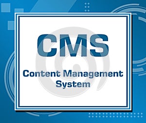 CMS Technical Blue Background Square