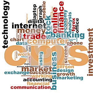 CMS word cloud