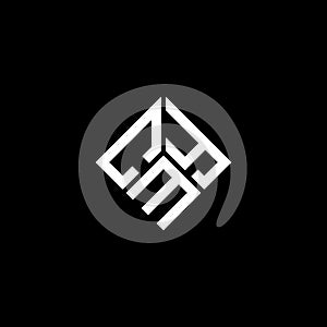 CMY letter logo design on black background. CMY creative initials letter logo concept. CMY letter design
