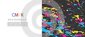 CMYK color Abstract background