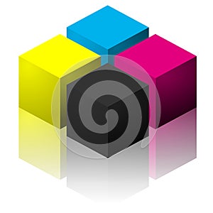 CMYK cubes