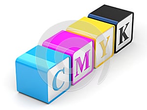 CMYK cubes