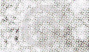 cmyk dots vector of a square pattern, for design extra effect grunge dot effect