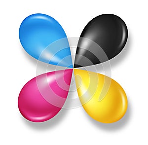 Cmyk Flower icon