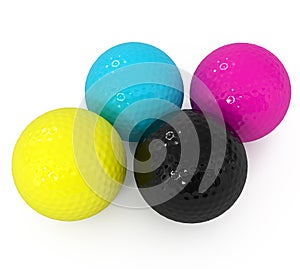 CMYK Golf Ball