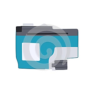 cmyk ink cartridge cartoon vector illustration