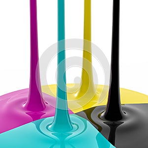 CMYK liquid ink