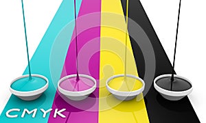 CMYK liquid inks