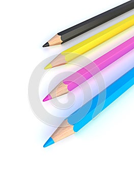 Cmyk pencils