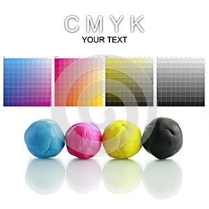 CMYK Plasticine