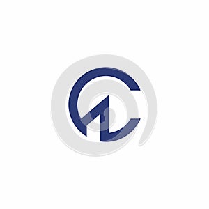 CN Logo Initial Suitable for Building Logo