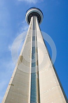 CN Tower observation glass floor in Toronto Ontario Canada