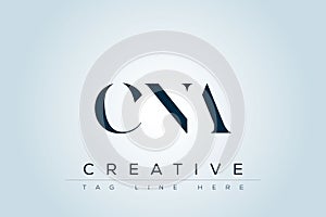 CNA abstract letter logo