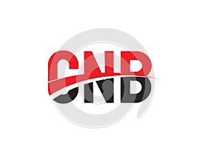CNB Letter Initial Logo Design Vector Illustration