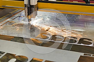 The CNC laser cut machine