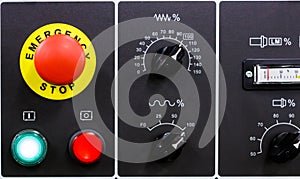 CNC machine control panel