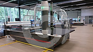 CNC machine for cutting fabrics textile