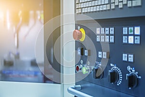 CNC Machine milling part control panel manufacturing