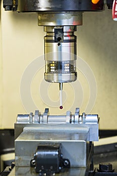 CNC machining center cutting mold