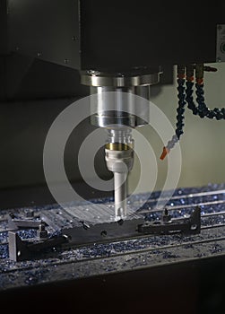 CNC machining center cutting mold