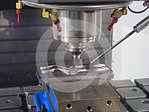 CNC machining center cutting mold