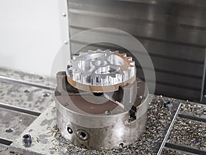 CNC machining center cutting mold