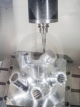 CNC machining center cutting mold