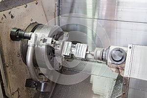 Cnc metal milling machine - lathe processes