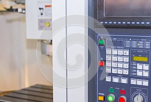 CNC milling machine center in tool manufacture workshop