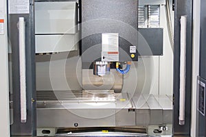 CNC milling machine center in tool manufacture workshop