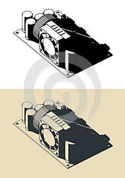 CNC power supply module
