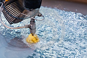 CNC water jet cutting machine