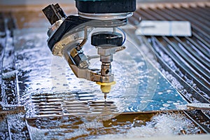 CNC water jet cutting machine