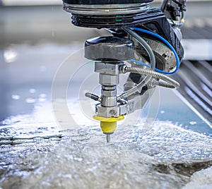 CNC water jet cutting machine