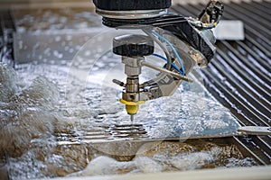 CNC water jet cutting machine