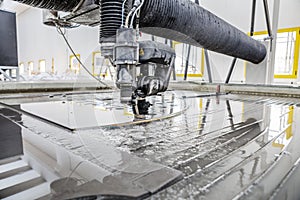 CNC Waterjet Cutting Machine Detail