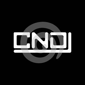 CND letter logo creative design with vector graphic, CND