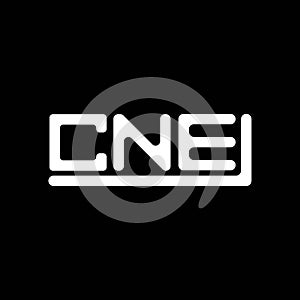 CNE letter logo creative design with vector graphic, CNE