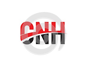CNH Letter Initial Logo Design Vector Illustration