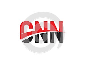 CNN Letter Initial Logo Design Vector Illustration photo